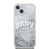 DKNY DKHCP15SLBNAET iPhone 15 / 14 / 136.1 biały/white hardcase Liquid Glitter Big Logo